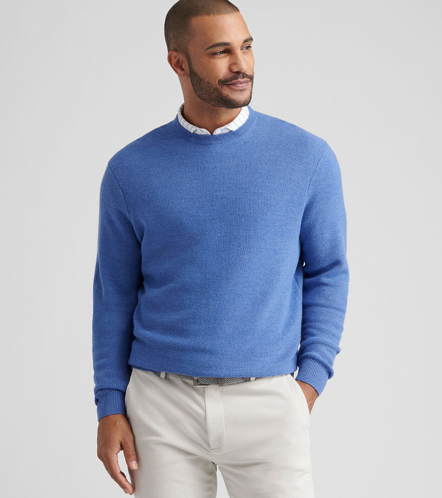 Autumn Crest Honeycomb Crewneck Sweater image number 2