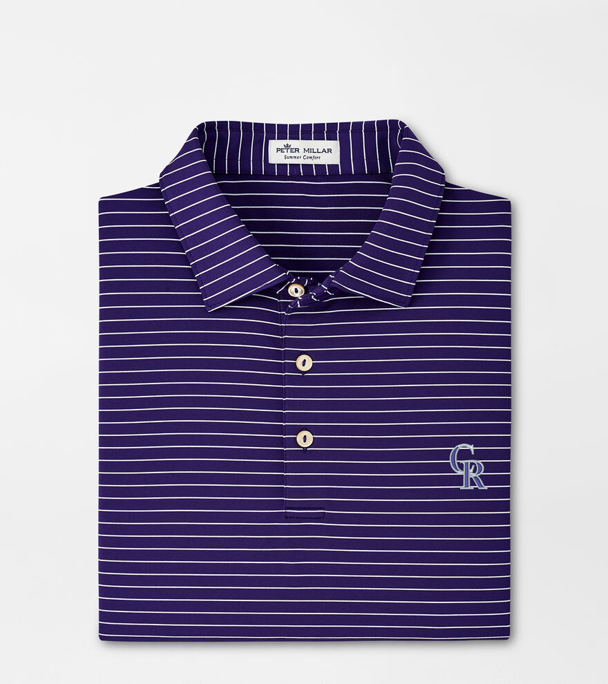 Colorado Rockies Crafty Performance Jersey Polo, Men's MLB Apparel