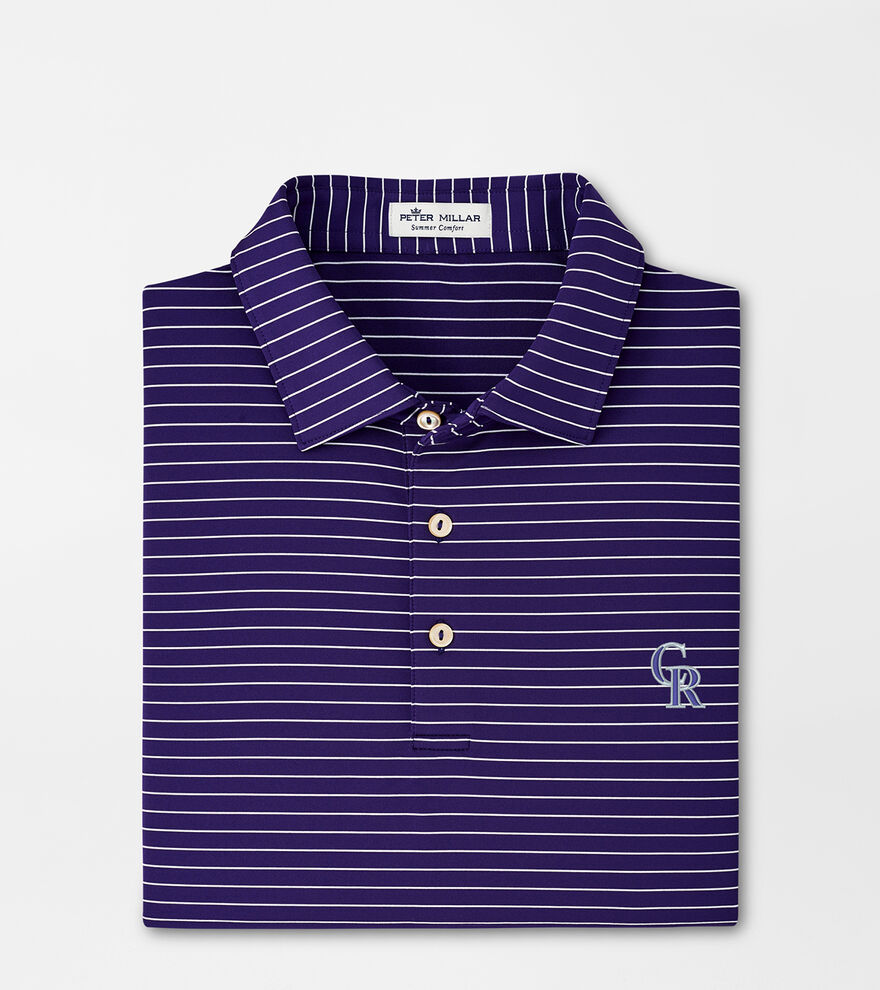 Colorado Rockies Crafty Performance Jersey Polo image number 1