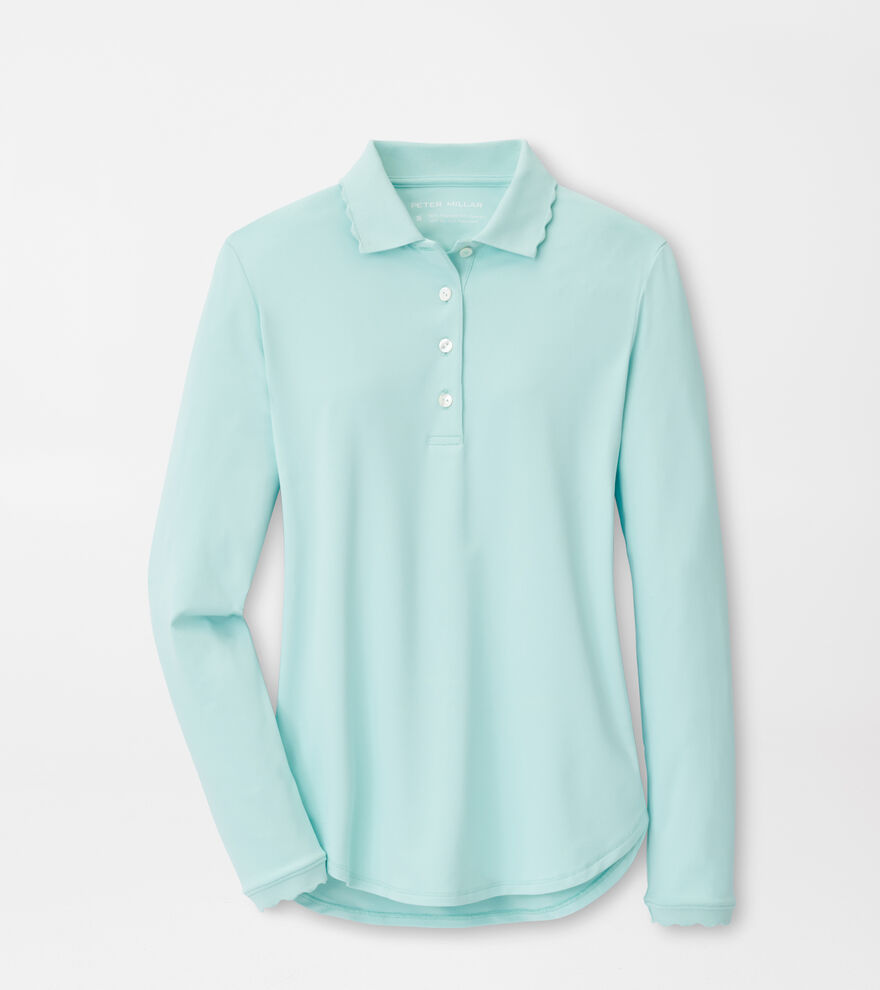 Opal Long-Sleeve Stretch Jersey Polo image number 1