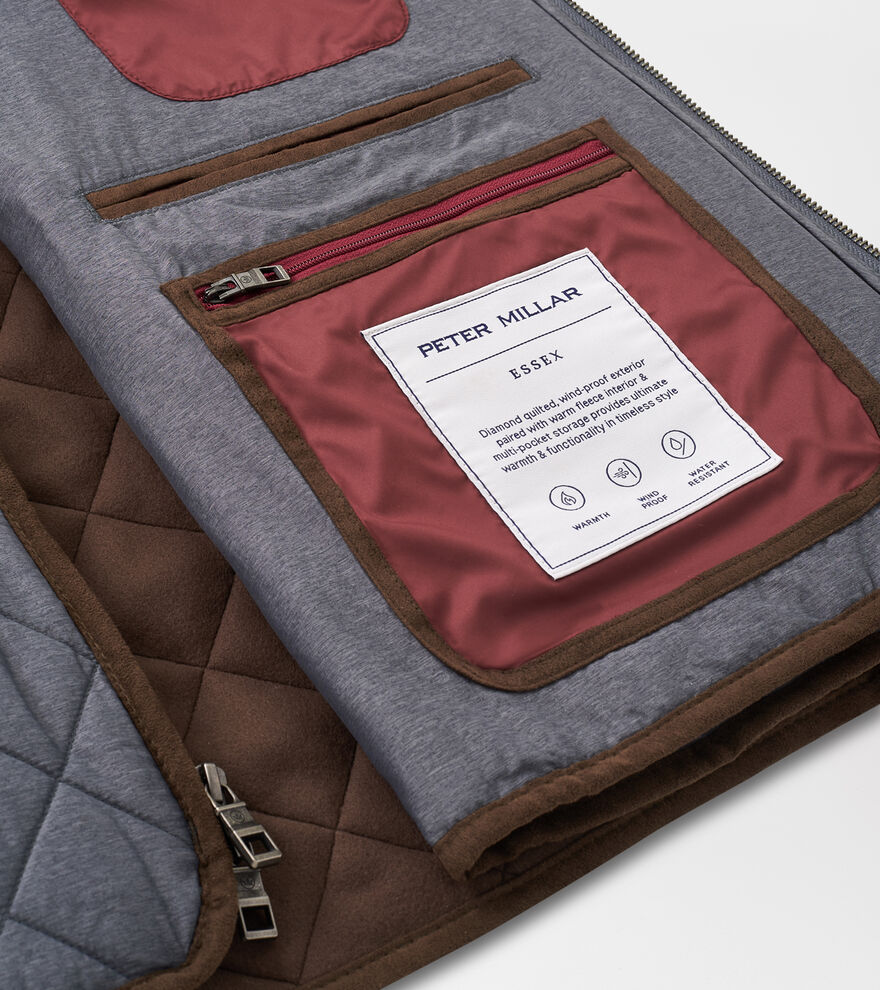 Essex Quilted Travel Vest image number 6