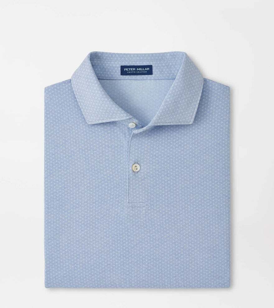 Albatross Diamond Cotton-Blend Piqu&eacute; Polo
