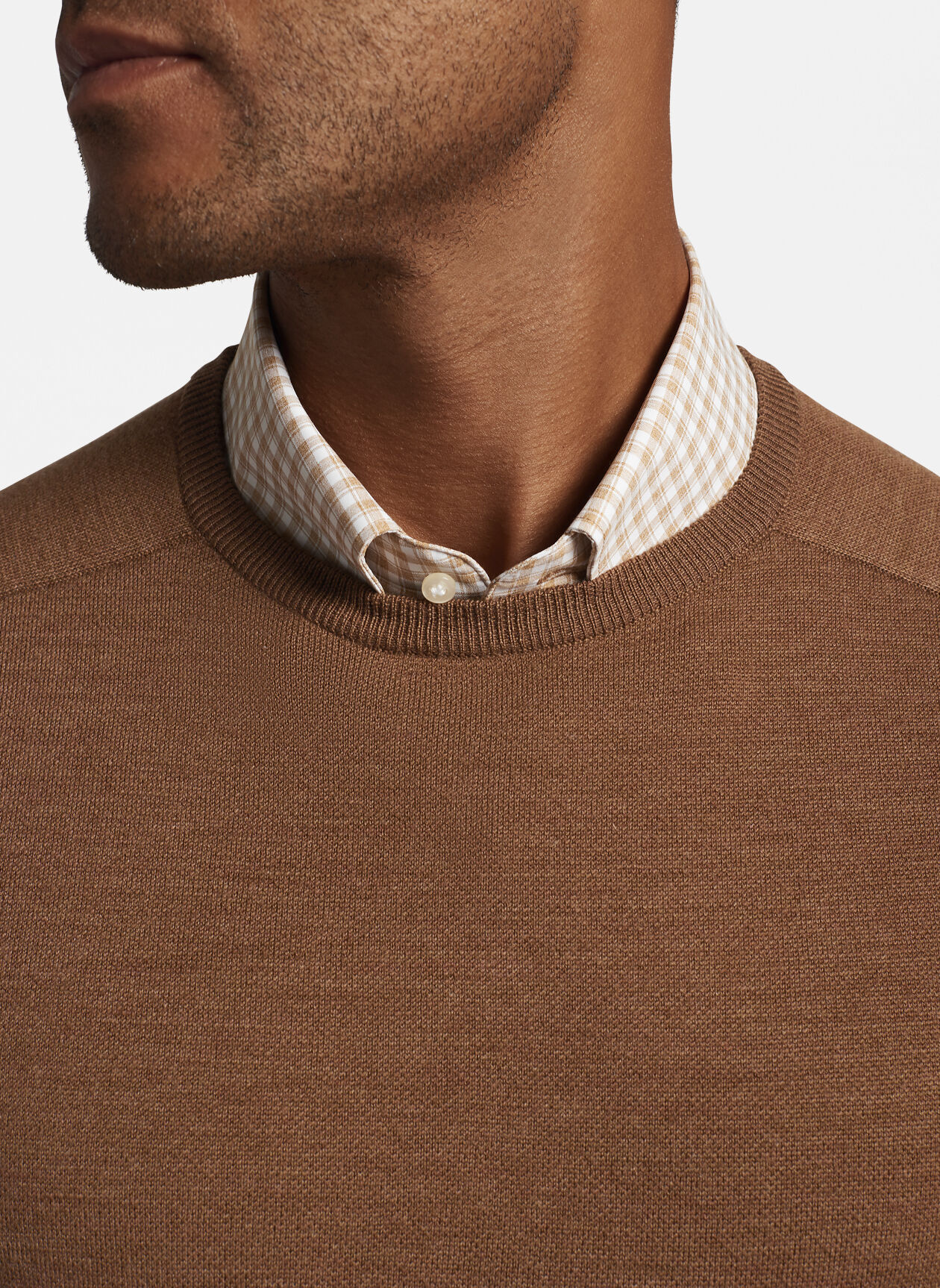 Wool Interlock Crewneck | Peter Millar