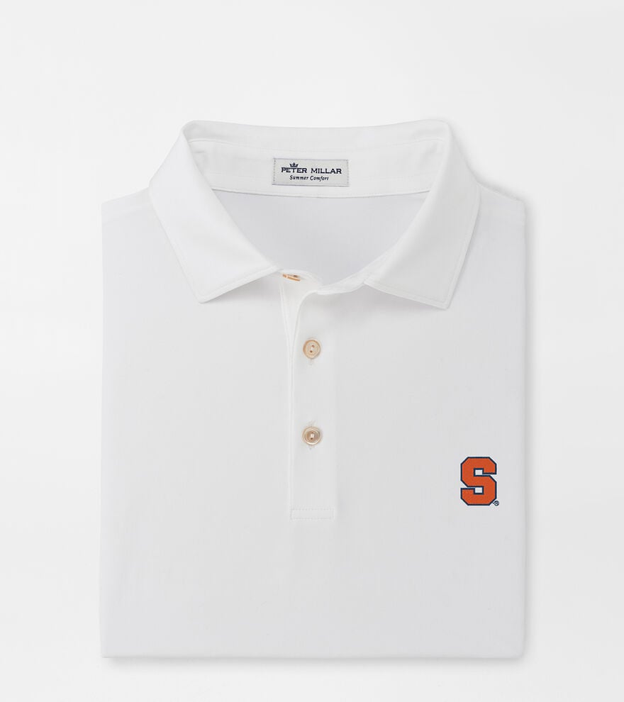 Syracuse Solid Performance Jersey Polo (Sean Self Collar) image number 1