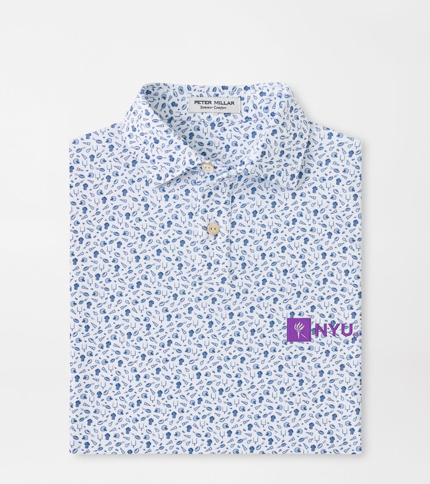 New York University Kick Off Youth Performance Jersey Polo image number 1