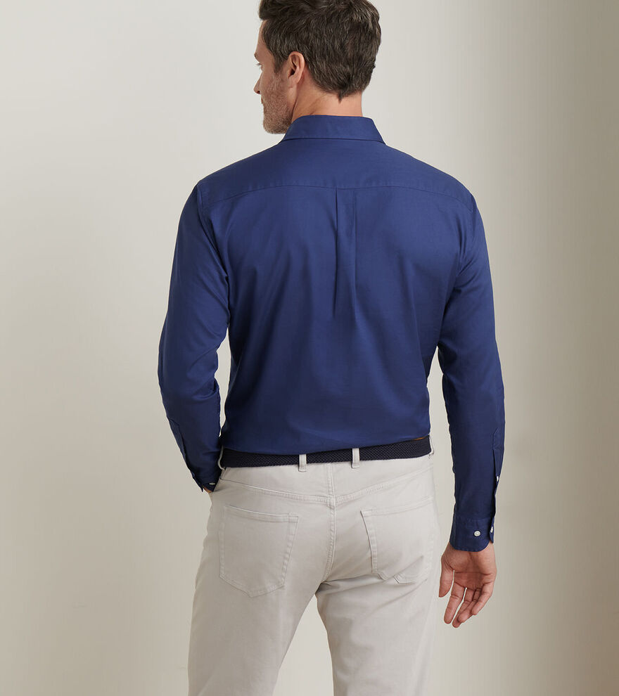 Highlands Soft Twill Cotton Sport Shirt - Alternate Image 2