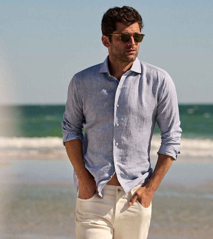 Astino Lino Check Sport Shirt image number 6