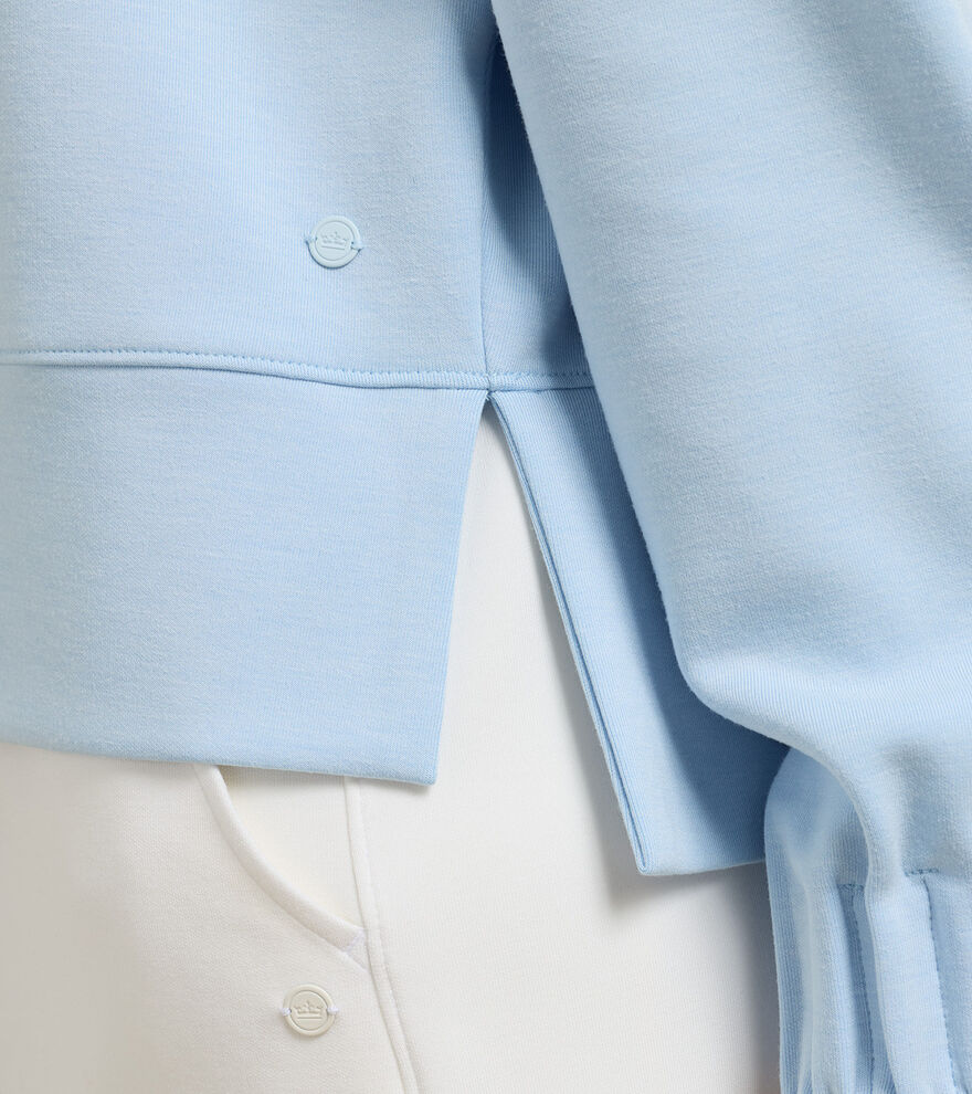 Flora Knit M&eacute;lange Half-Zip Pullover image number 4