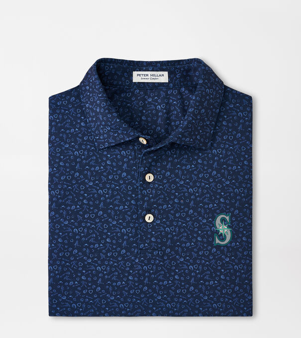 Seattle Mariners Batter Up Performance Jersey Polo