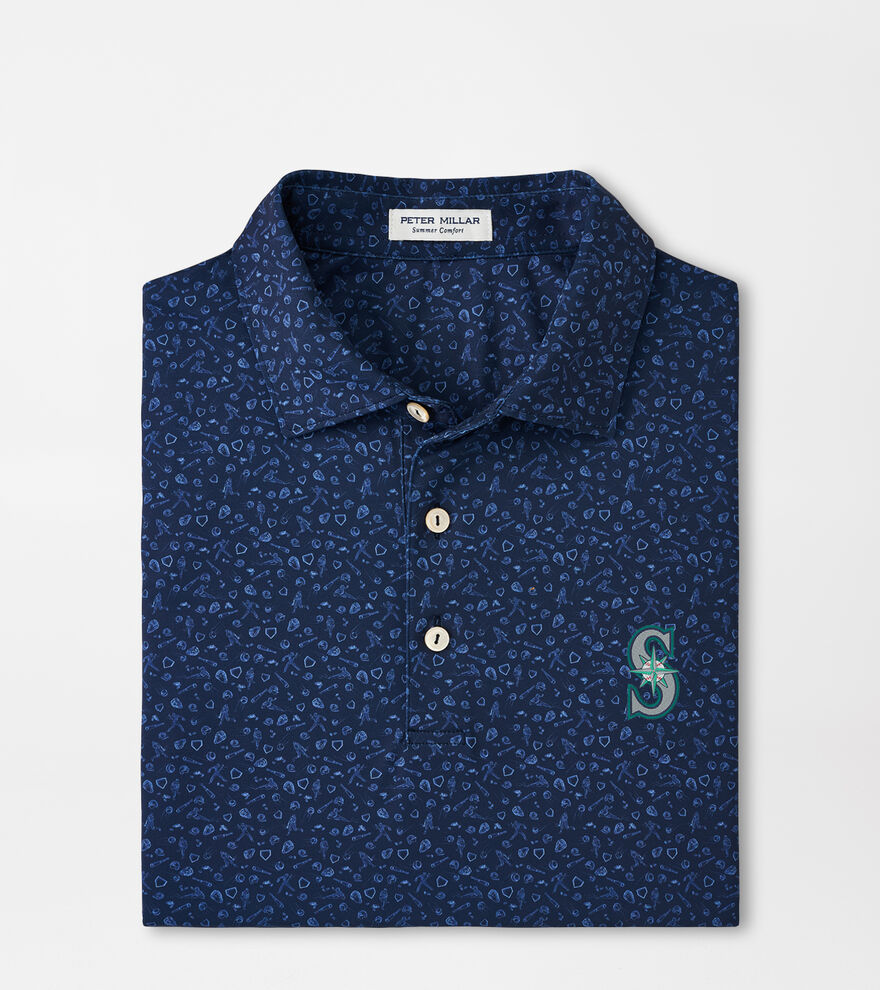 Seattle Mariners Batter Up Performance Jersey Polo image number 1
