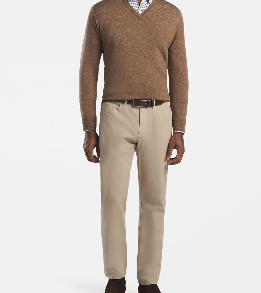 Crown Soft Merino-Silk V-Neck image number 4