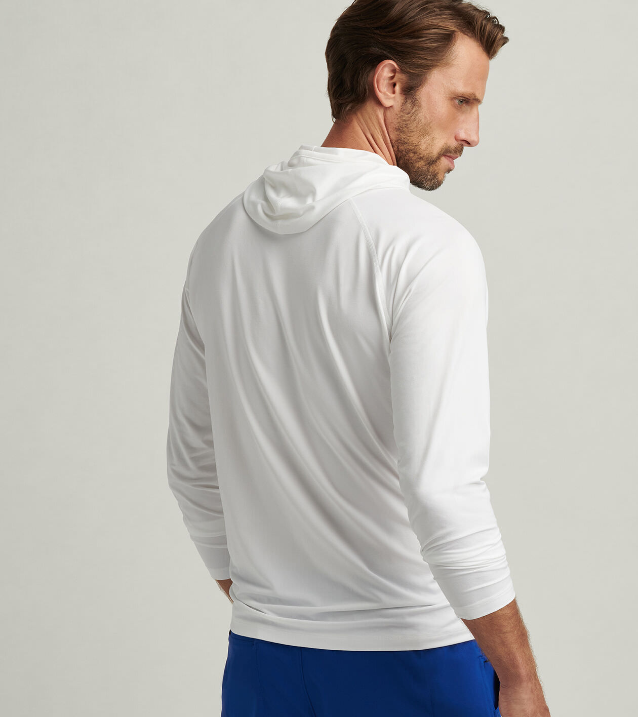 メル25773 Aurora Performance T-Shirt Hoodie | Men's Hoodies | Peter Millar