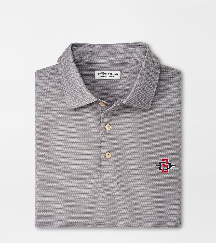 San Diego State Groove Performance Jersey Polo image number 1