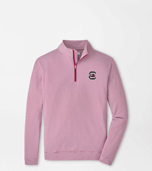 South Carolina Perth Sugar Stripe Performance Quarter-Zip