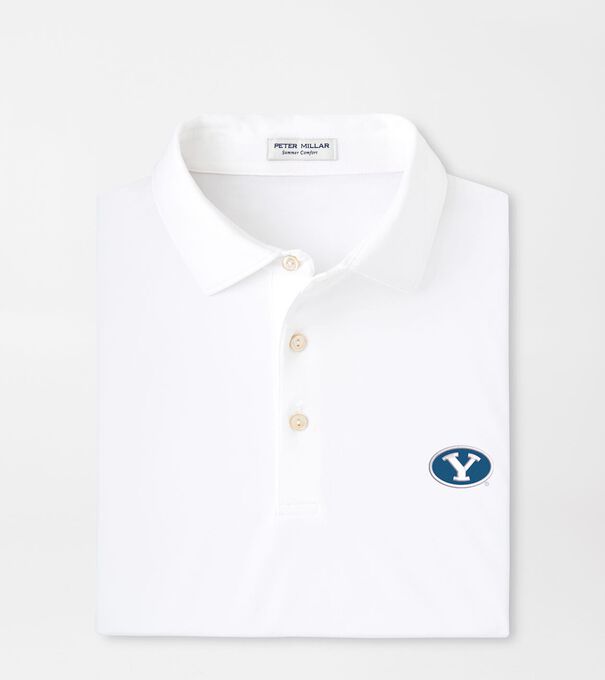 BYU Solid Performance Jersey Polo