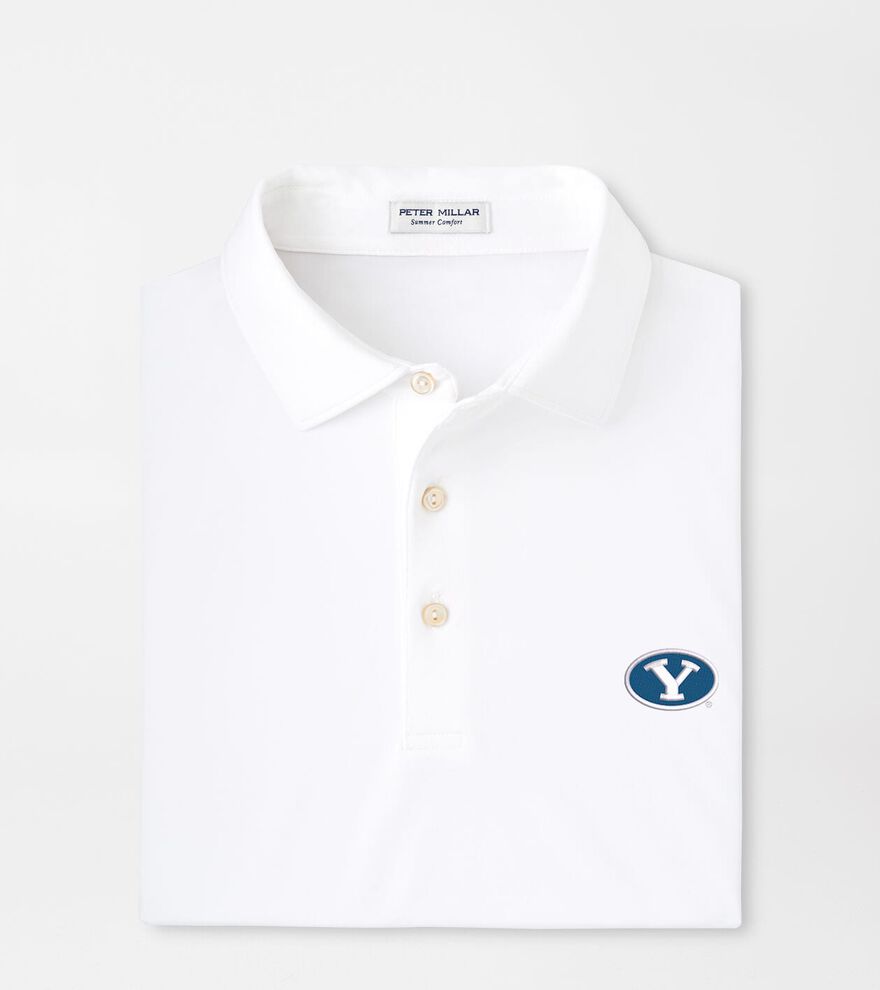 BYU Solid Performance Jersey Polo
