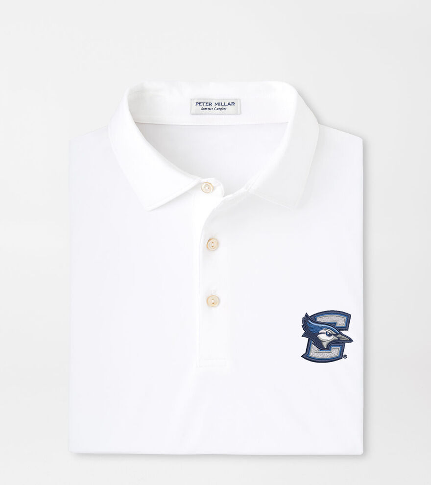 Creighton Solid Performance Jersey Polo image number 1