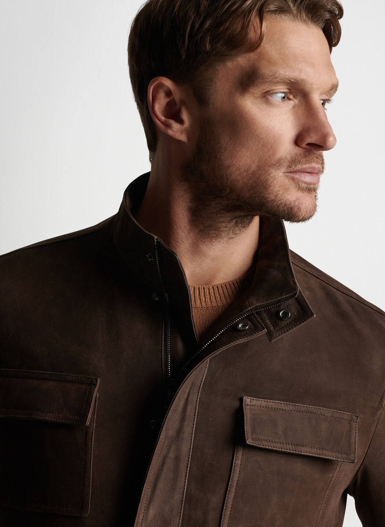Suede Short Bomber | Peter Millar
