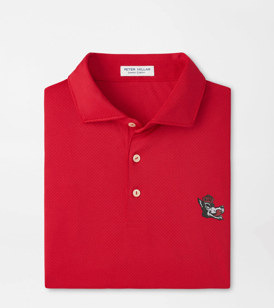 NC State Vault Hugo Performance Jersey Polo image number 1
