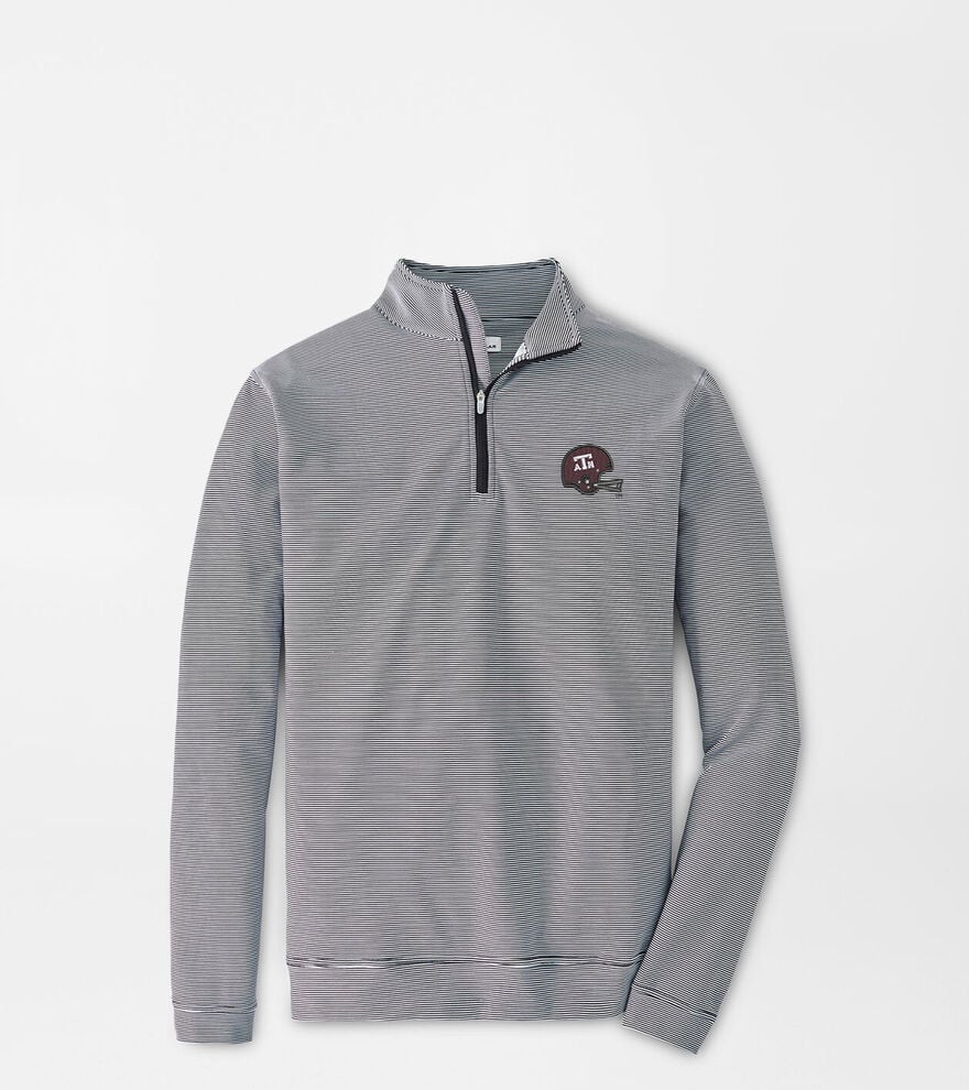 Texas A&M Vault Perth Mini-Stripe Performance Pullover image number 1