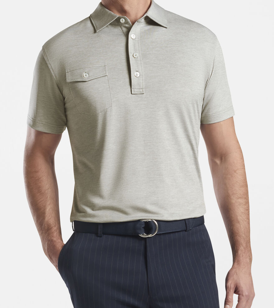 Solid Performance Polo (Kelly Hard Collar) image number 2