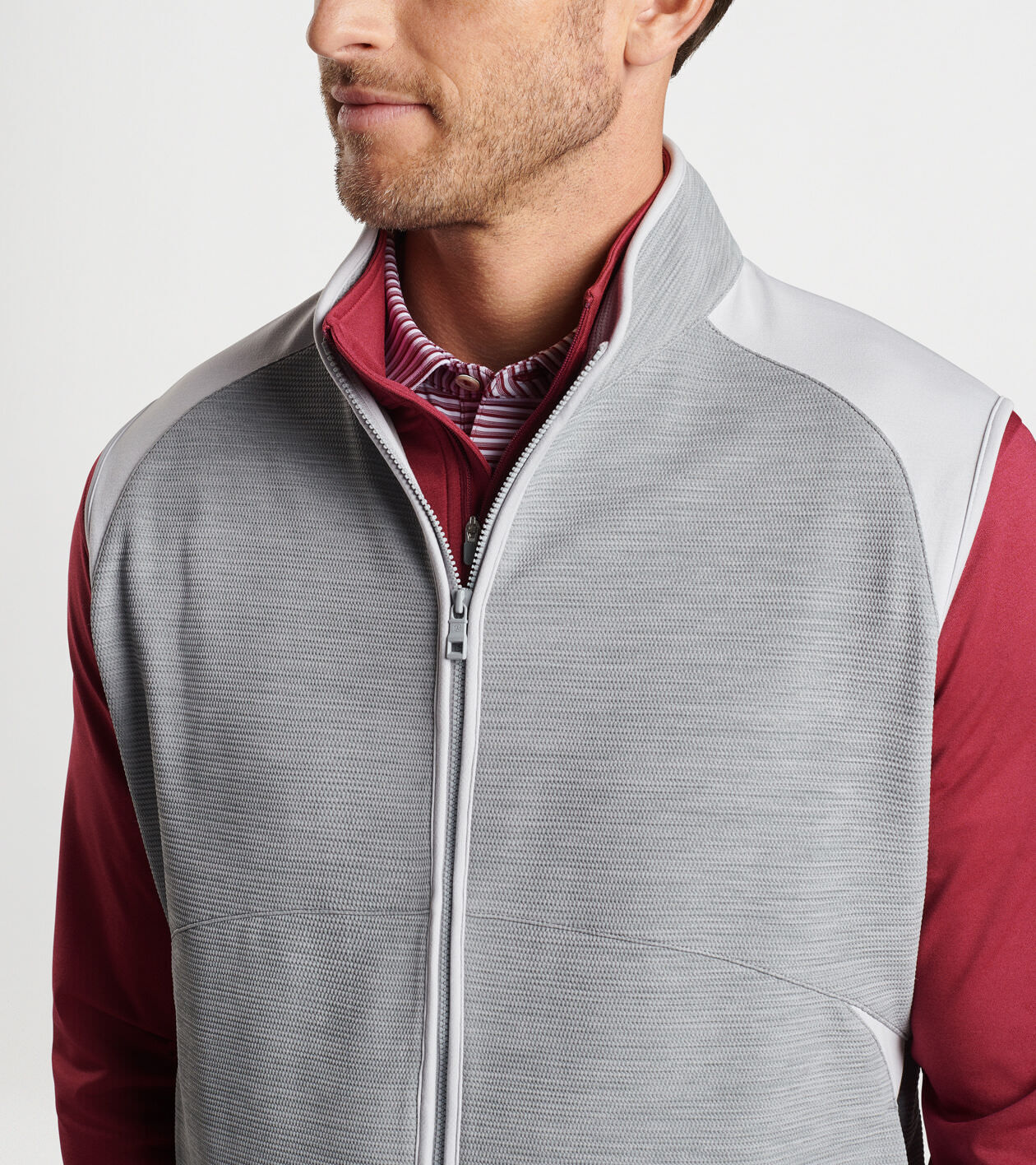 Vista Hybrid Full-Zip Vest | Men's Vests | Peter Millar