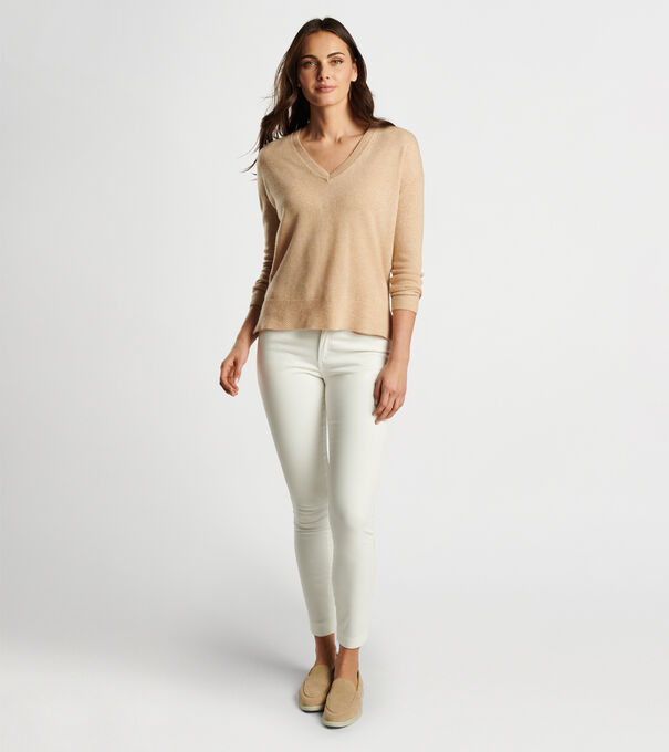 Artisan Crafted Cashmere V-Neck Sweater