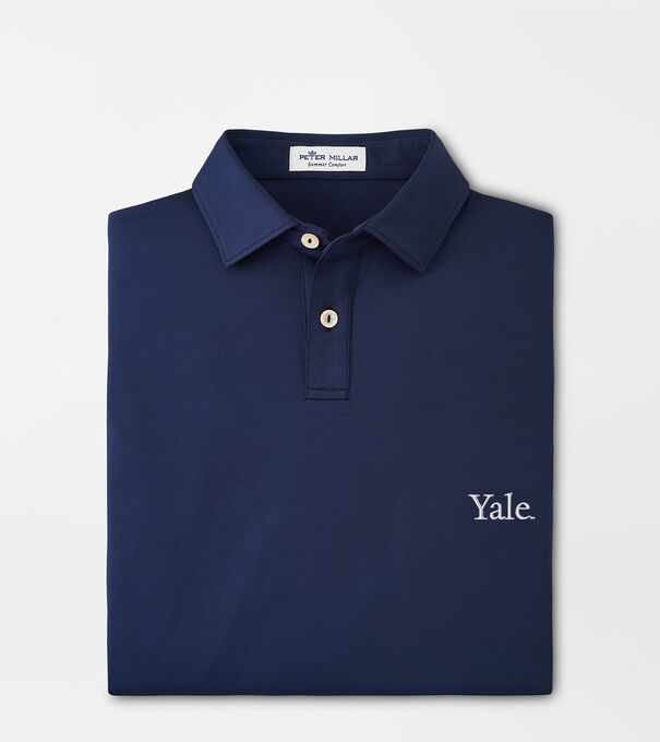 Yale Youth Solid Performance Jersey Polo