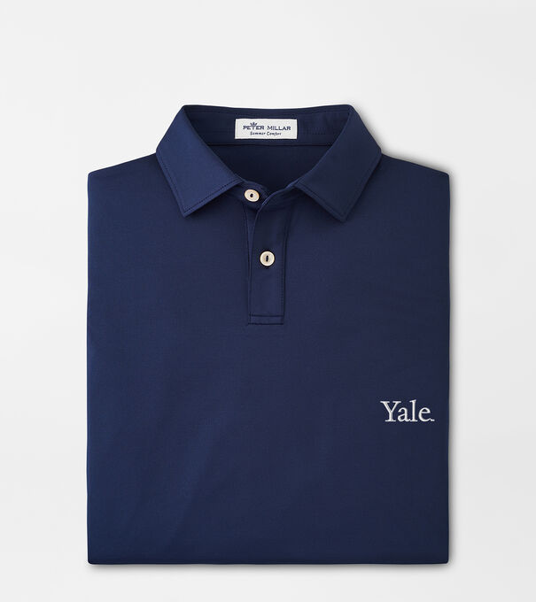 Yale Youth Solid Performance Jersey Polo