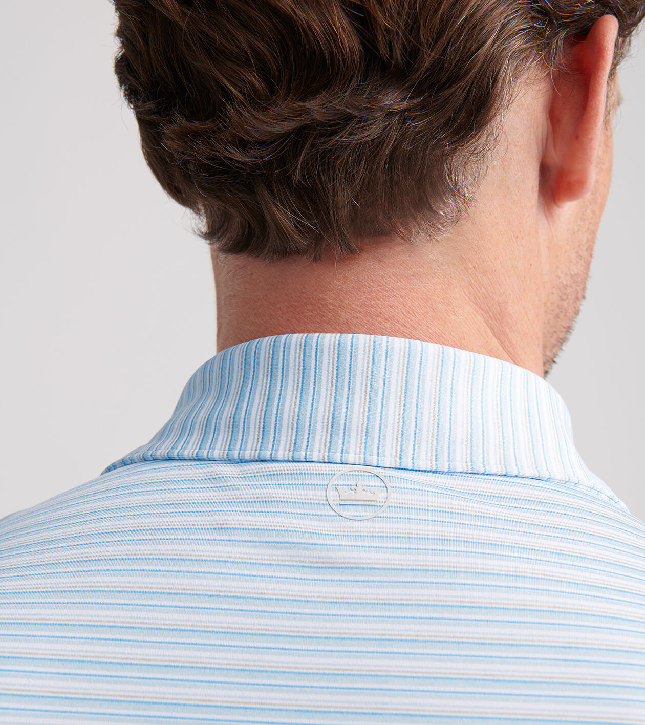 希少　美品　PETER MILLAR ピーターミラー　シャツ　チェック　ナイロン Albatross Cotton-Blend Piqué Polo | Men's Polos | Peter Millar