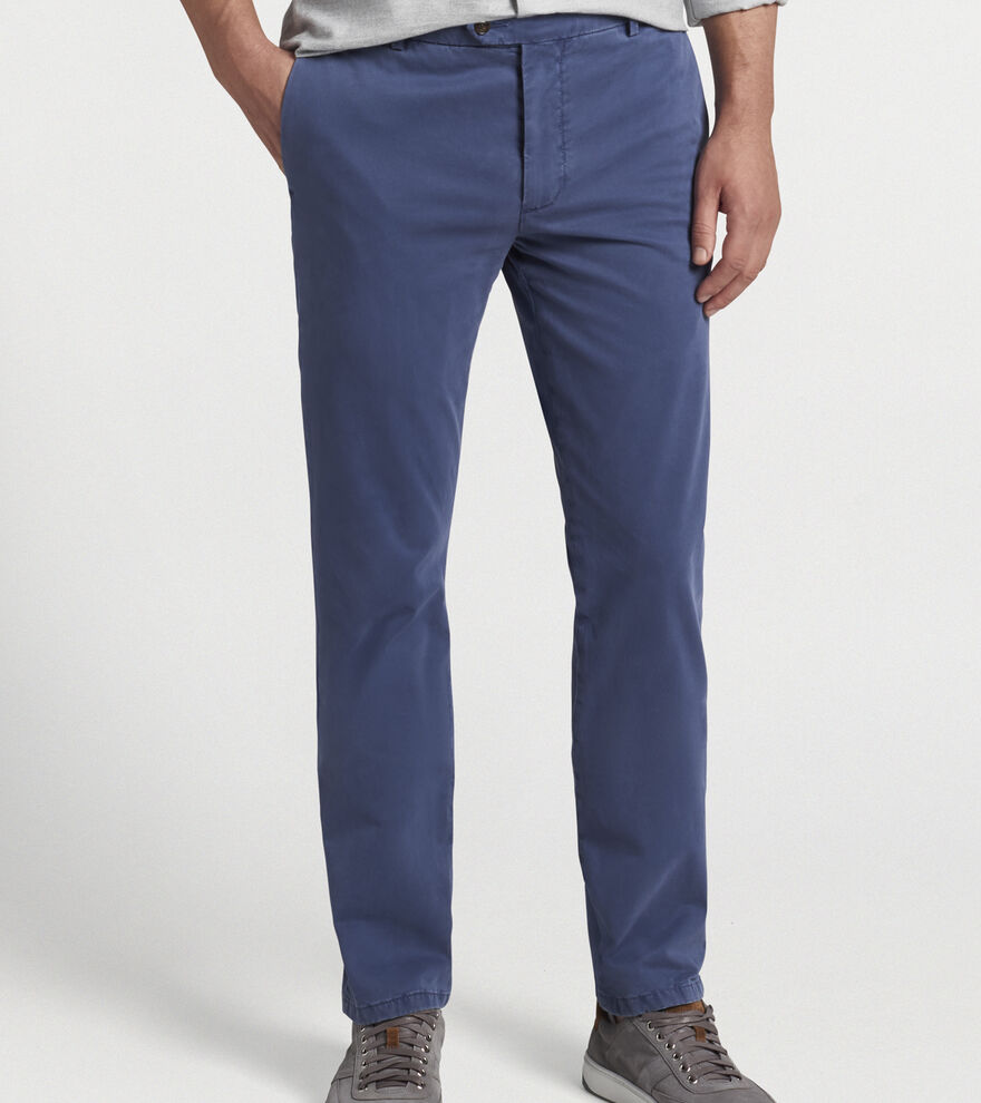 Concorde Garment Dyed Flat-Front Trouser image number 2