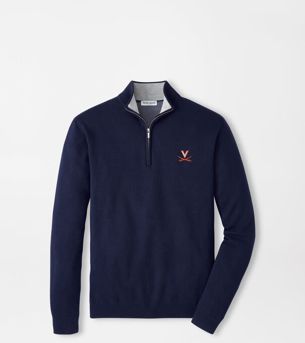 Virginia Coolspun Lite Cotton Quarter-Zip Sweater