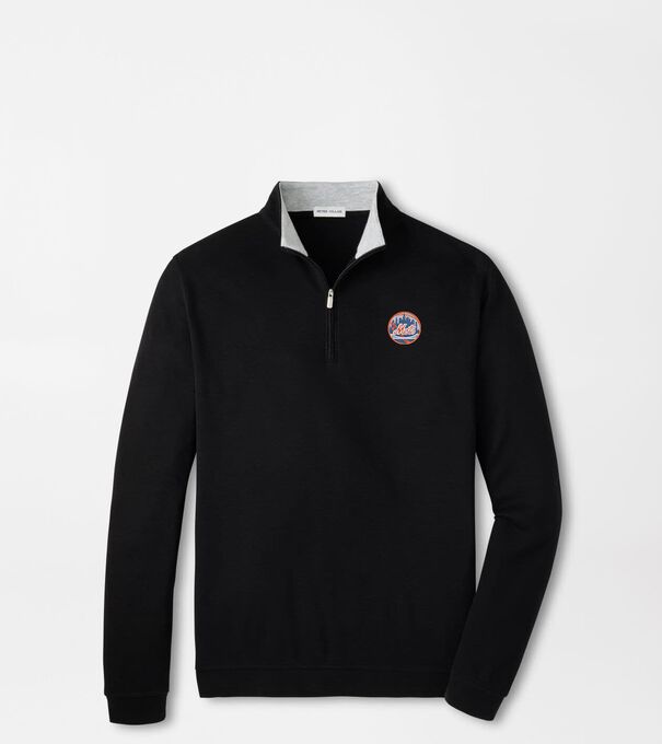 Cooperstown New York Mets Crown Comfort Quarter-Zip Pullover