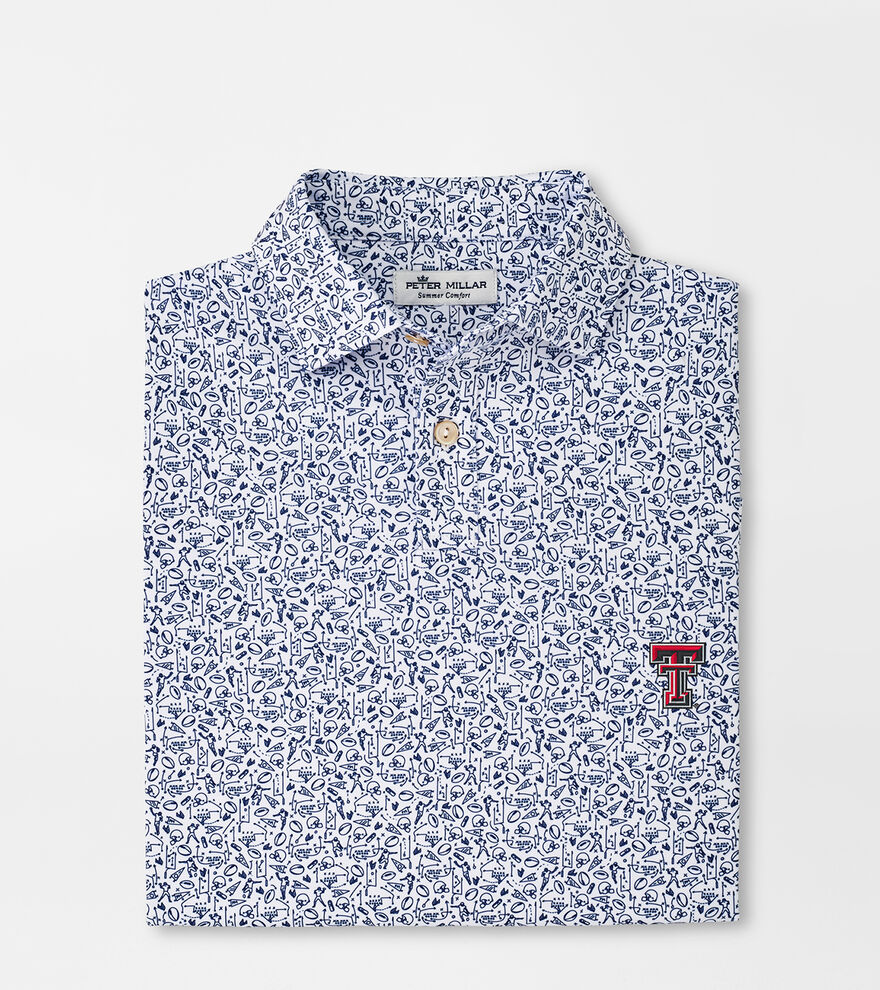 Texas Tech Youth Performance Jersey Polo image number 1