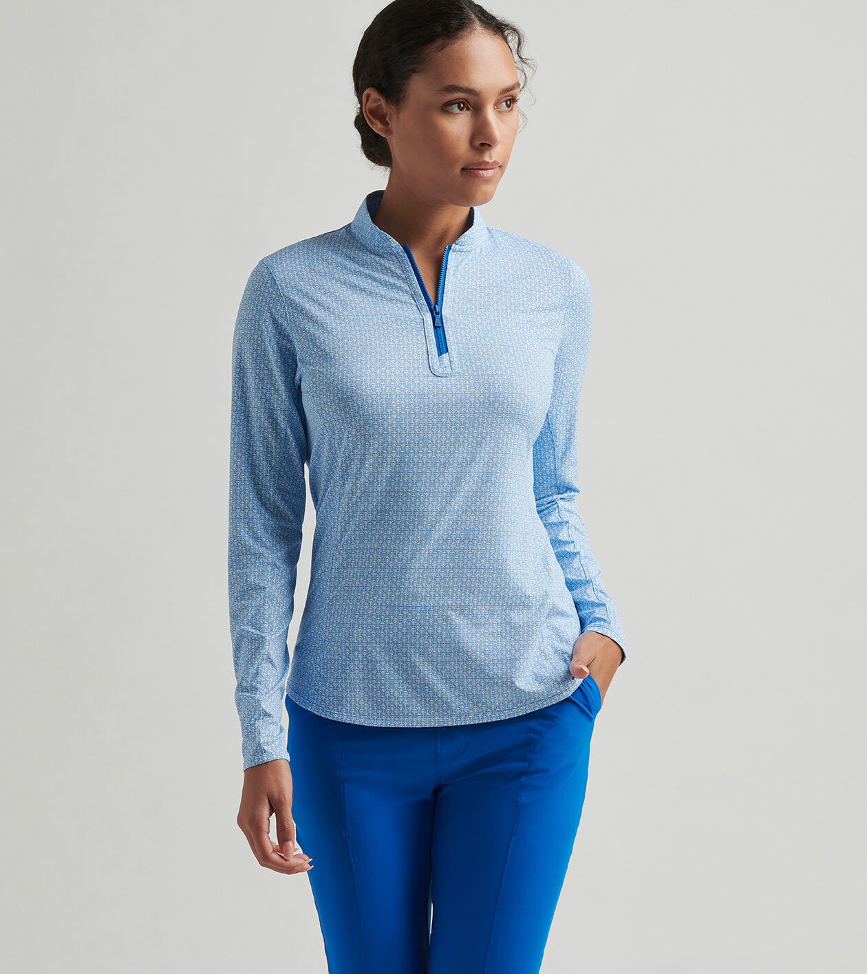 Mar-Tee-Ni Break Lightweight Zip Sun Shirt | Women's Tops