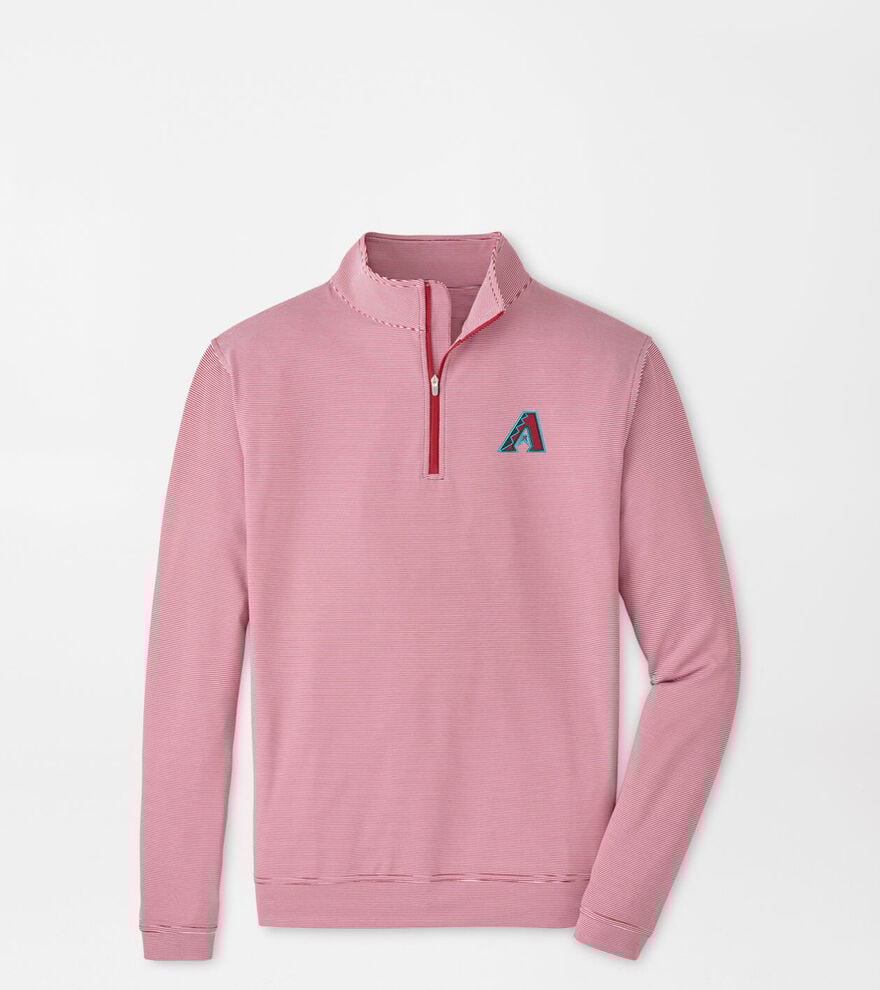 Arizona Diamondbacks Perth Sugar Stripe Performance Quarter-Zip image number 1