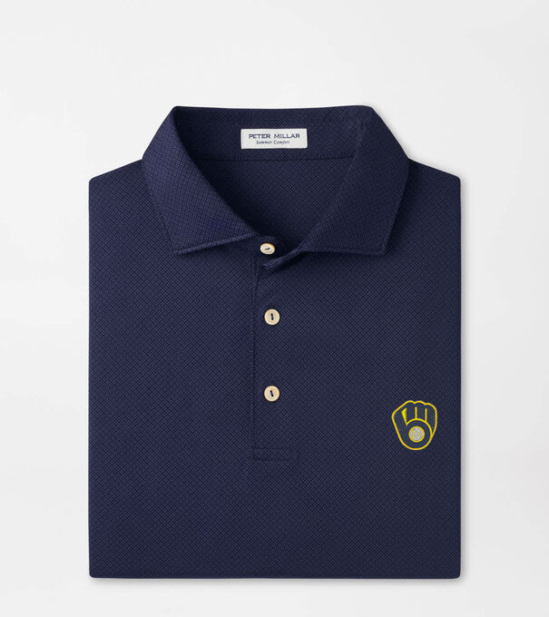 Milwaukee Brewers Hugo Performance Jersey Polo