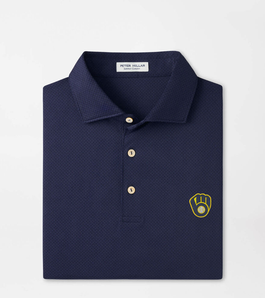 Milwaukee Brewers Hugo Performance Jersey Polo