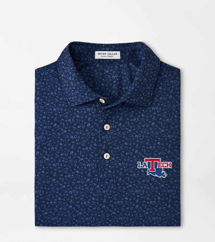 Louisiana Tech Batter Up Performance Jersey Polo image number 1