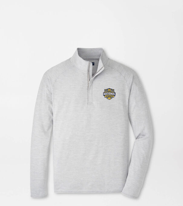 Michigan National Champion Stealth Stripe Performance Quarter-Zip