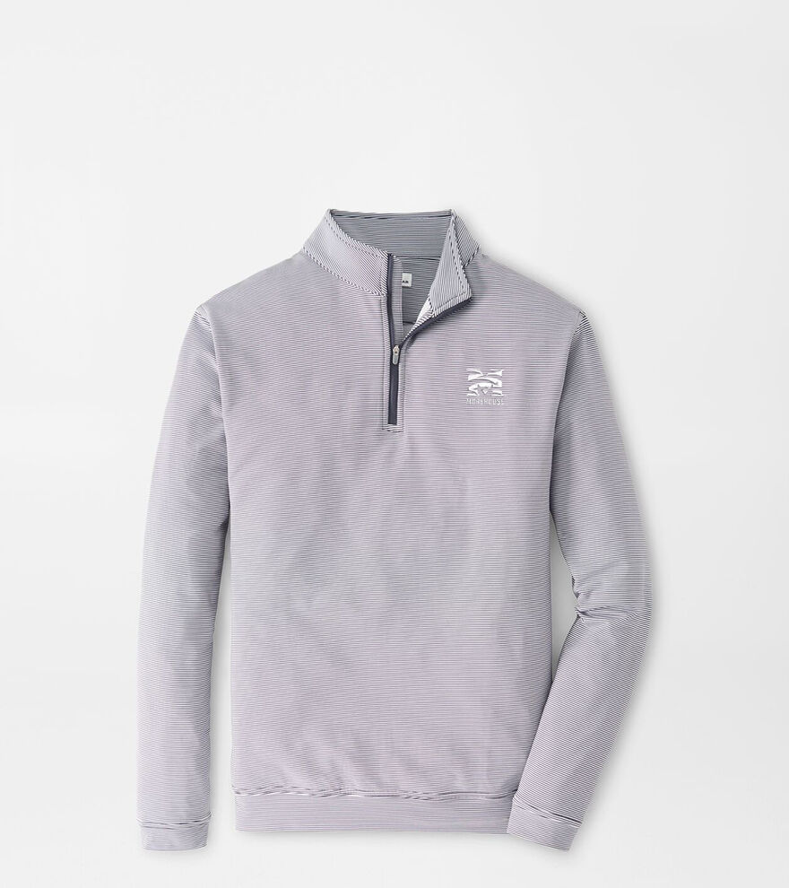 Morehouse College Perth Sugar Stripe Performance Quarter-Zip image number 1