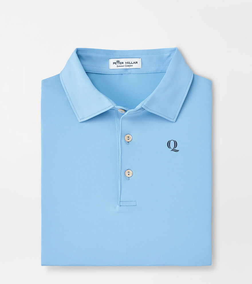 Quinnipiac Solid Performance Jersey Polo image number 1