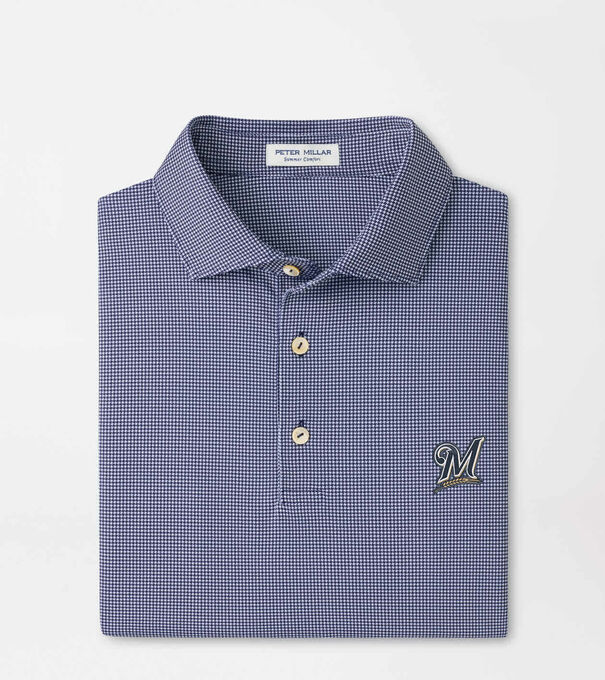 Cooperstown Milwaukee Brewers Border Performance Jersey Polo