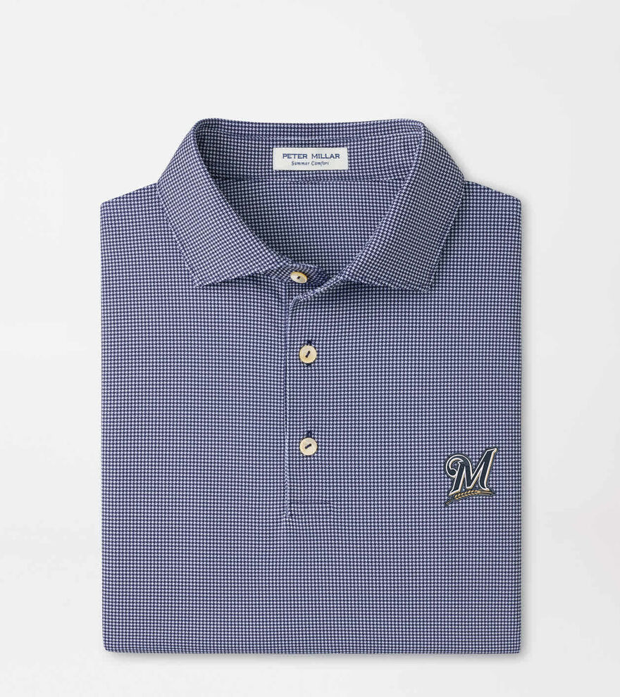 Cooperstown Milwaukee Brewers Border Performance Jersey Polo
