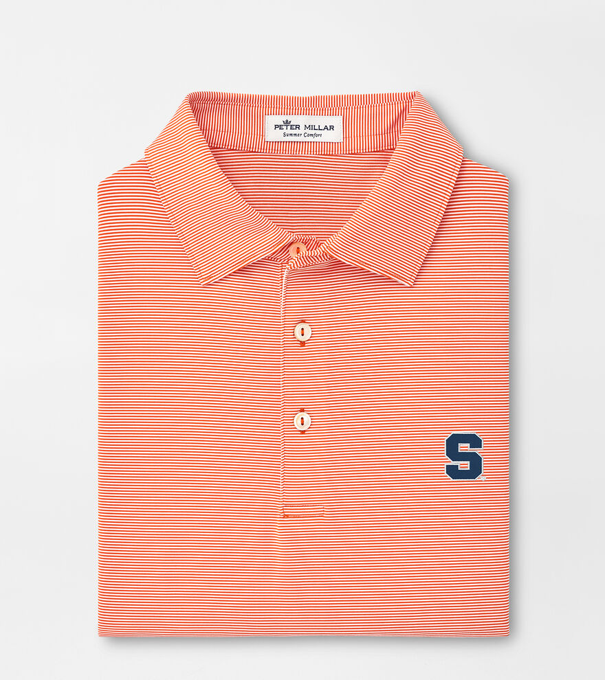 Syracuse Jubilee Stripe Performance Polo image number 1