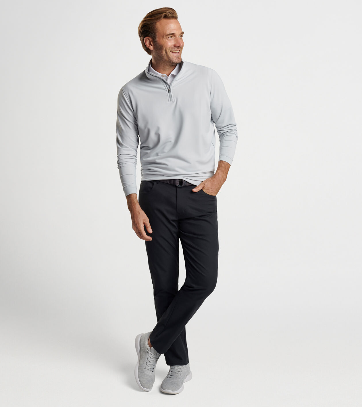 Perth Performance Quarter Zip Men s Pullovers Peter Millar