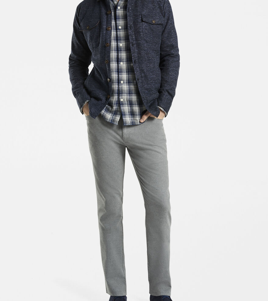 Slub Cotton-Linen Shirt Jacket image number 4