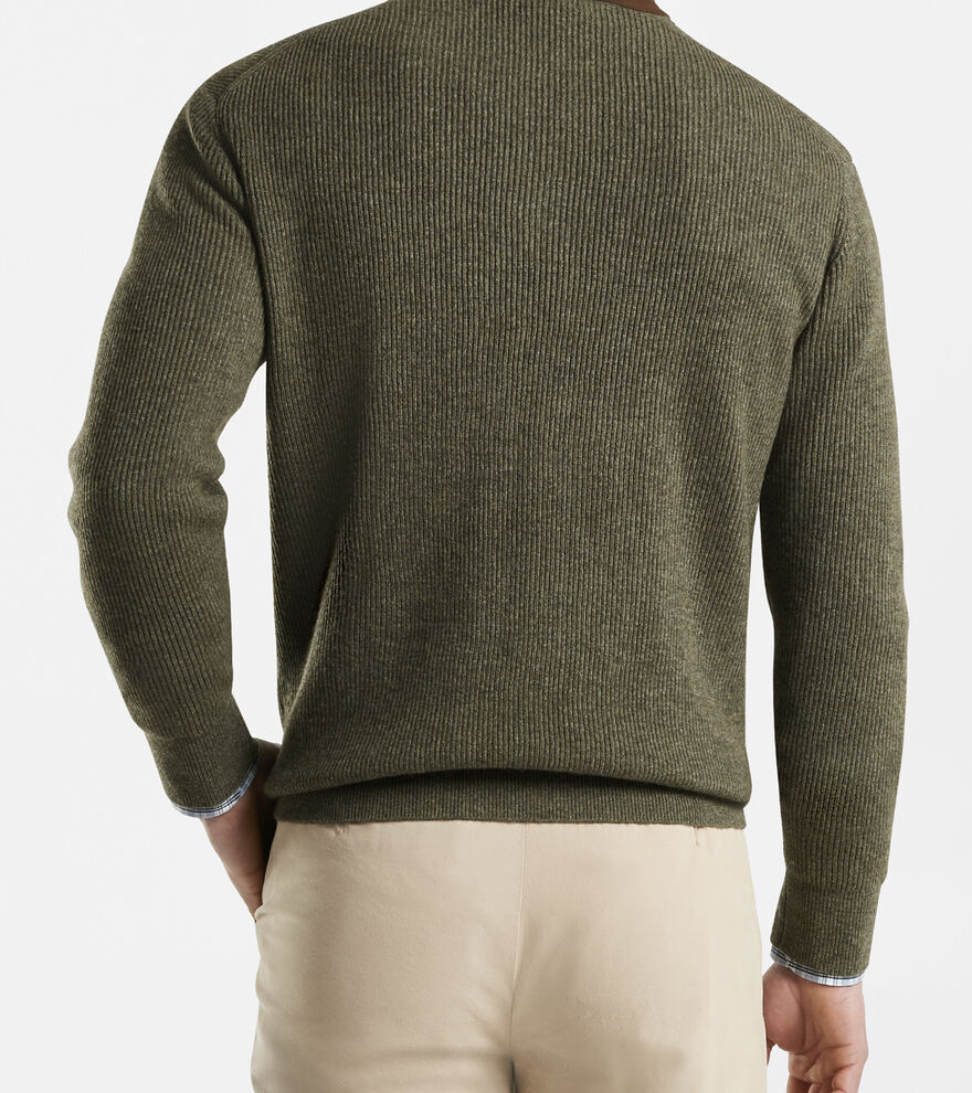Wool-Cashmere Quarter-Zip Sweater image number 3