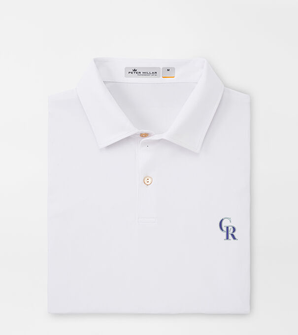 Colorado Rockies Featherweight Melange Polo