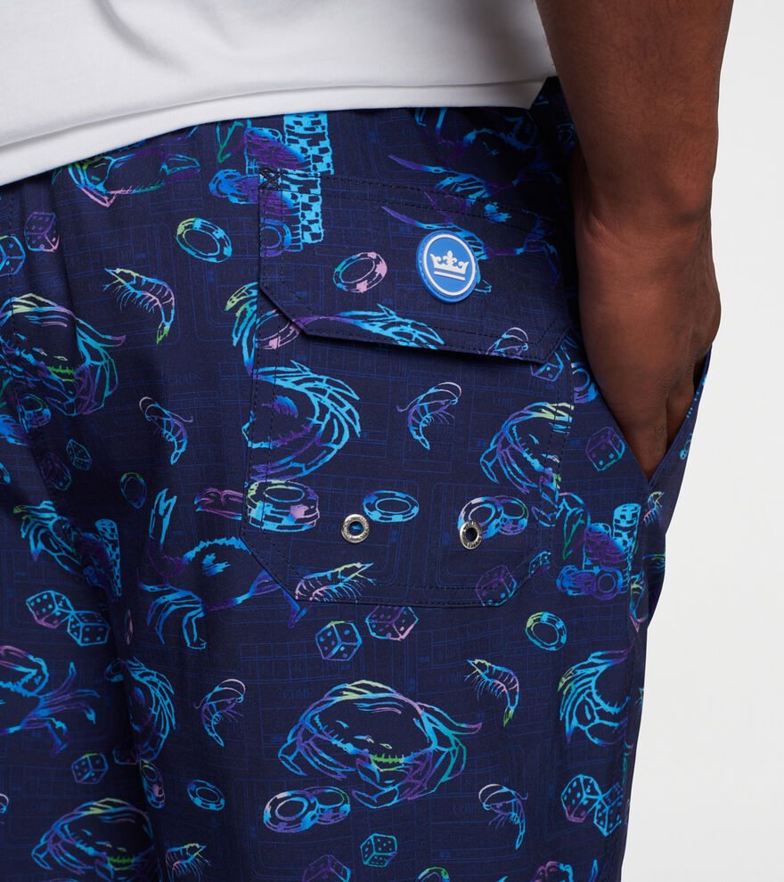 Crabs And Craps Swim Trunk image number 4